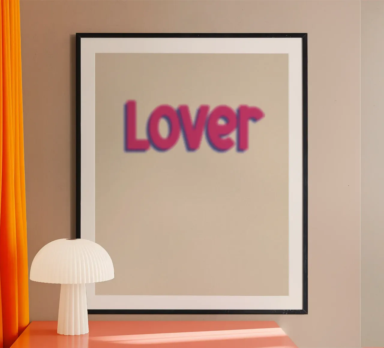 Lover poster da PurePeachStudio