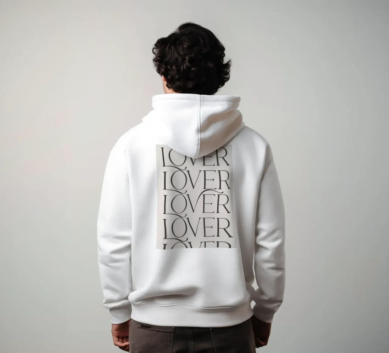 Lover felpa con cappuccio da PurePeachStudio