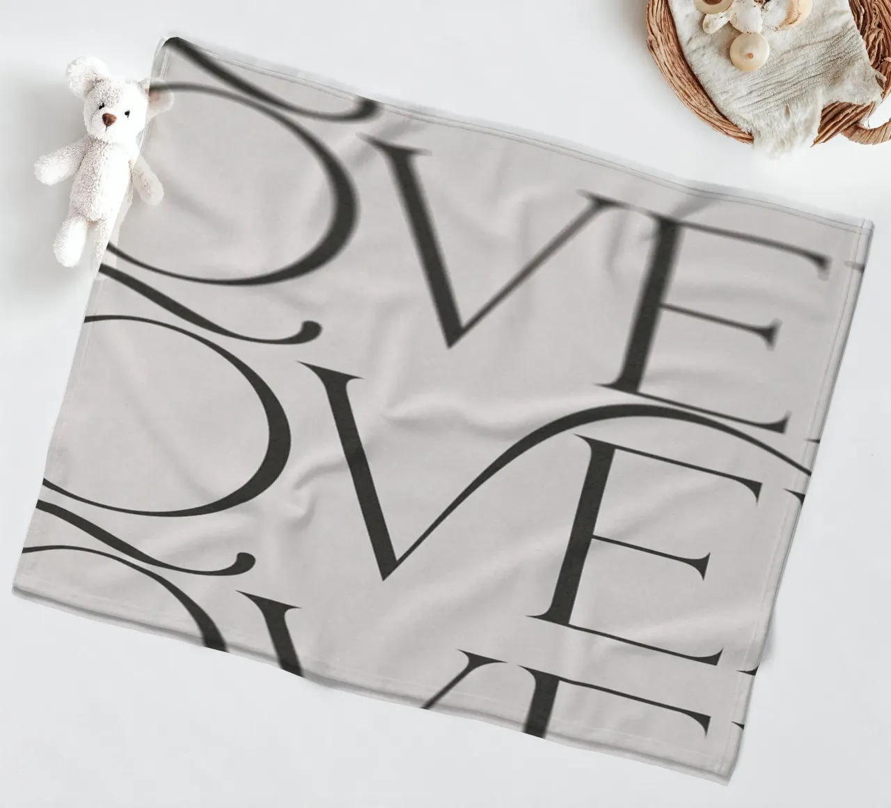 Lover Fleecedecke von PurePeachStudio