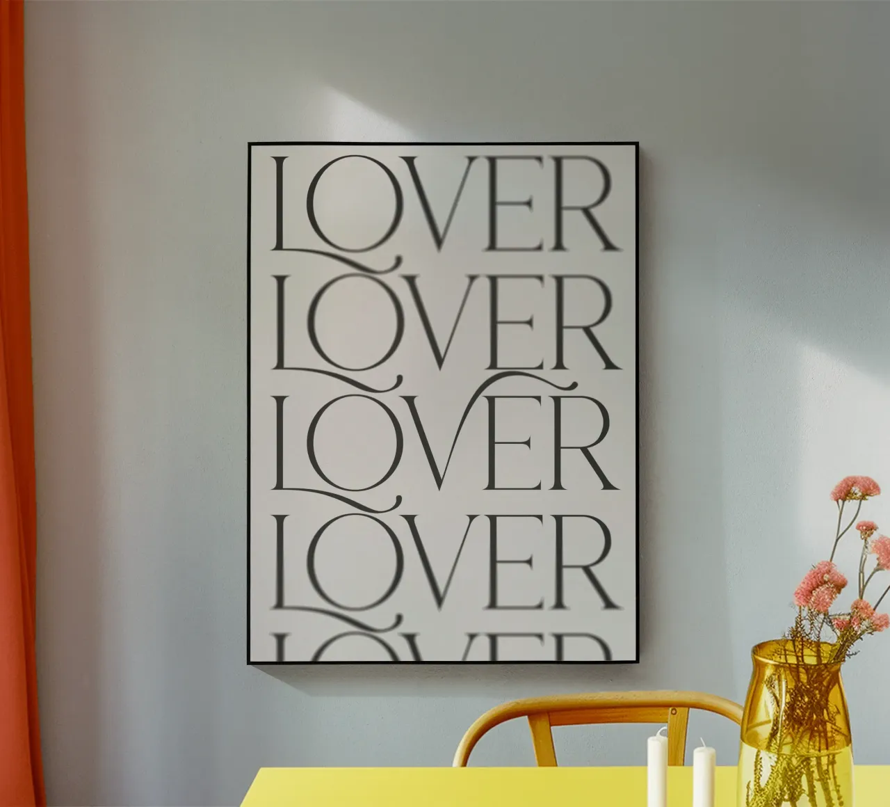 Lover acryl van PurePeachStudio