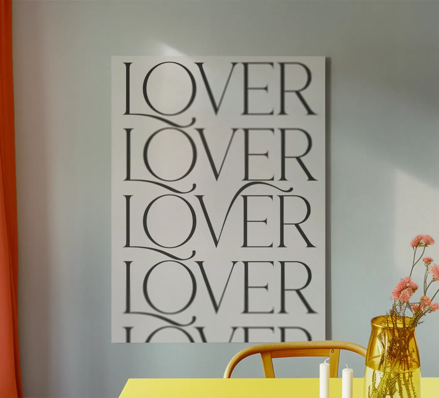 Lover canvas by PurePeachStudio