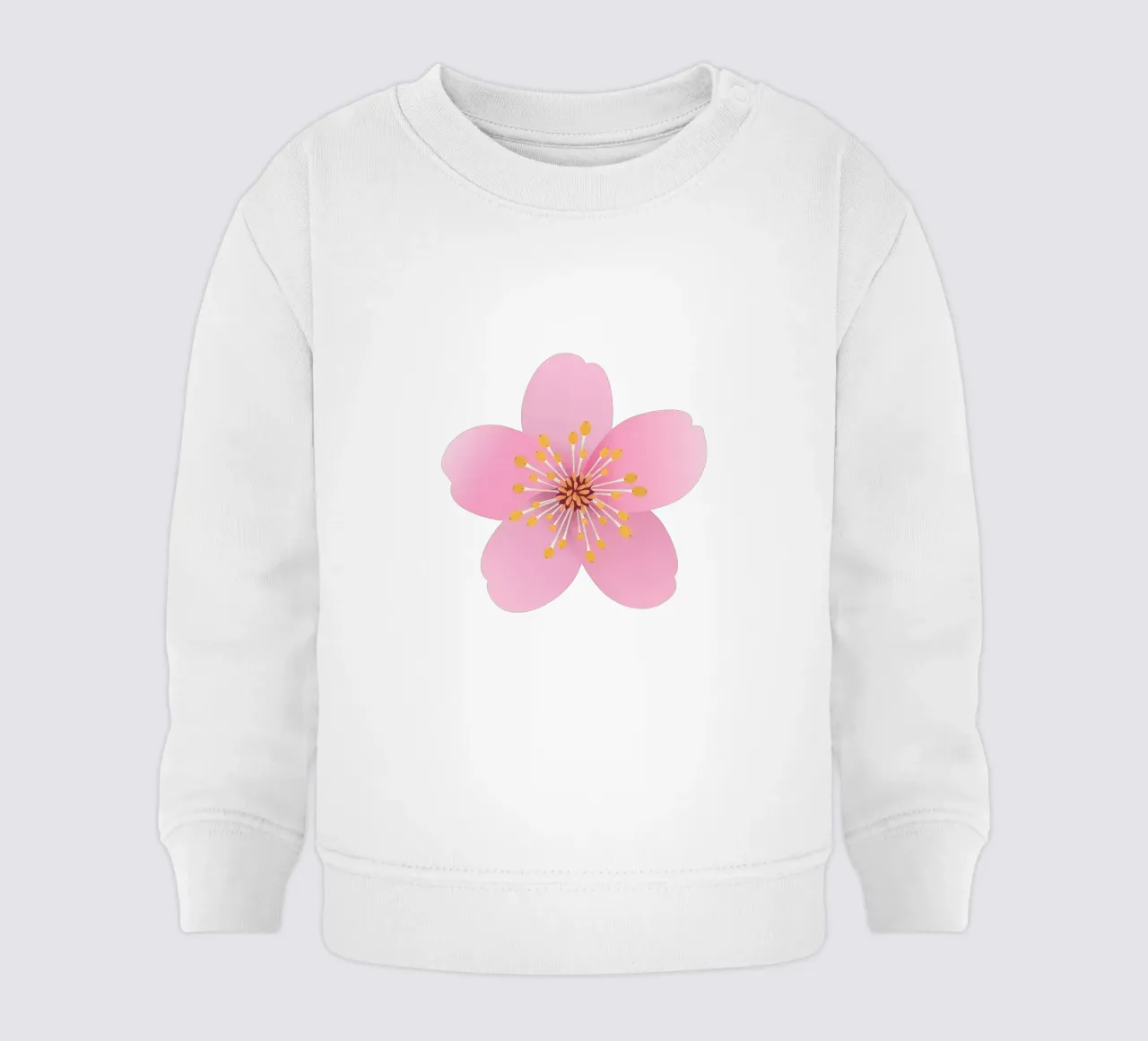 Un fiore di ciliegio felpa neonato da BwiseLizzy