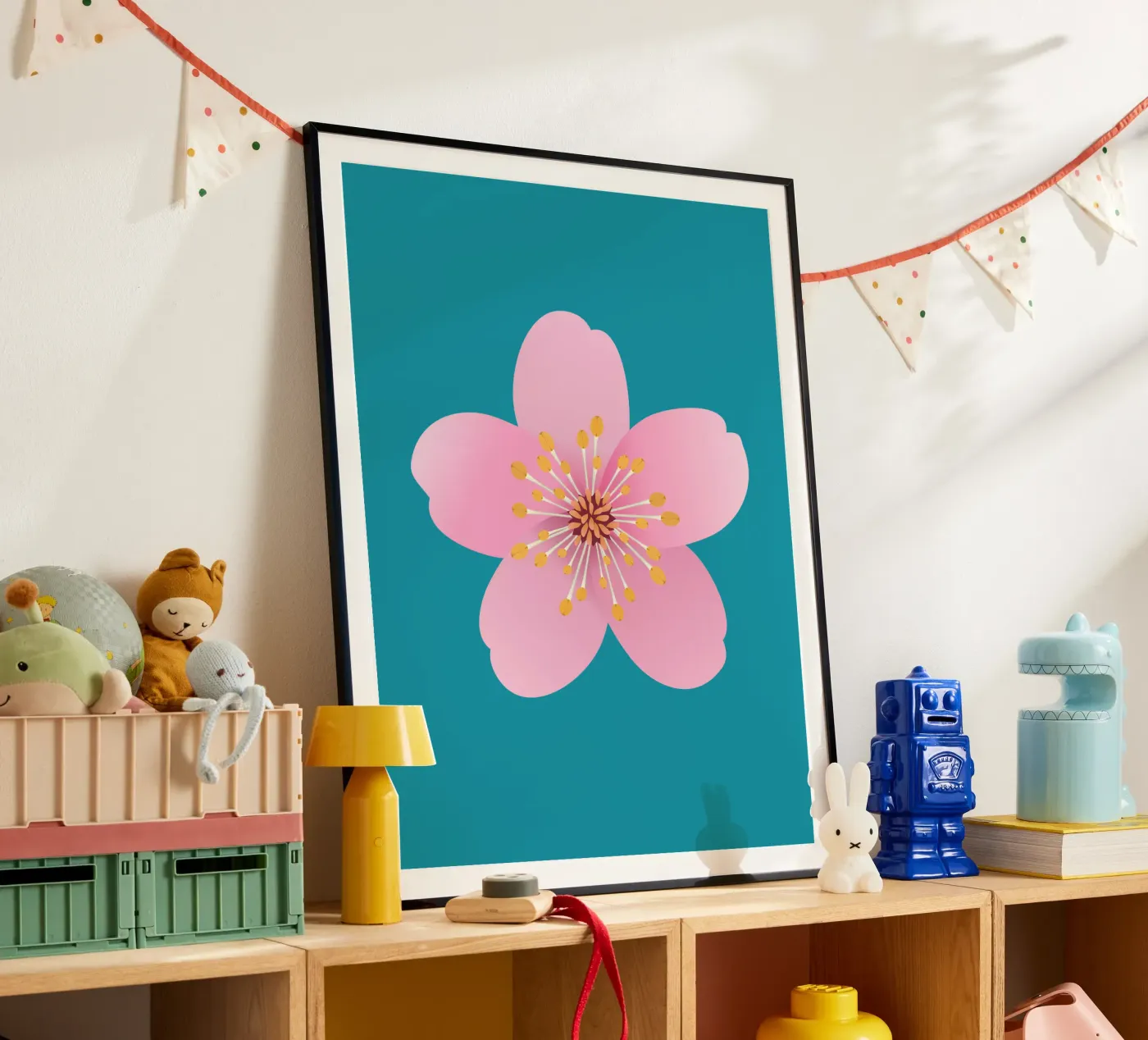 Die Blüte eines Kirschbaums Poster von BwiseLizzy