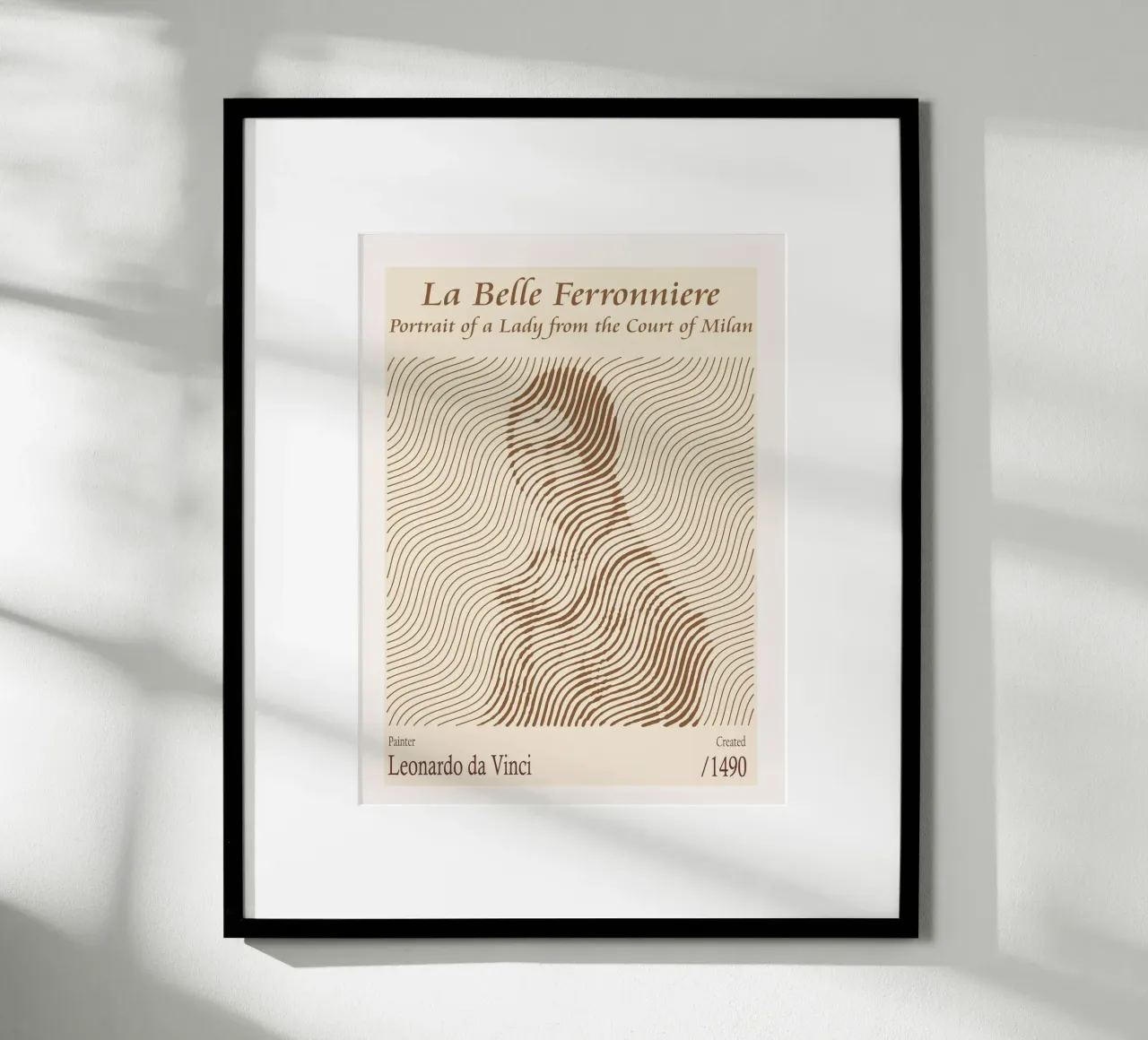Retrato de una dama de la corte de Milán hahnemühle de Doa Project