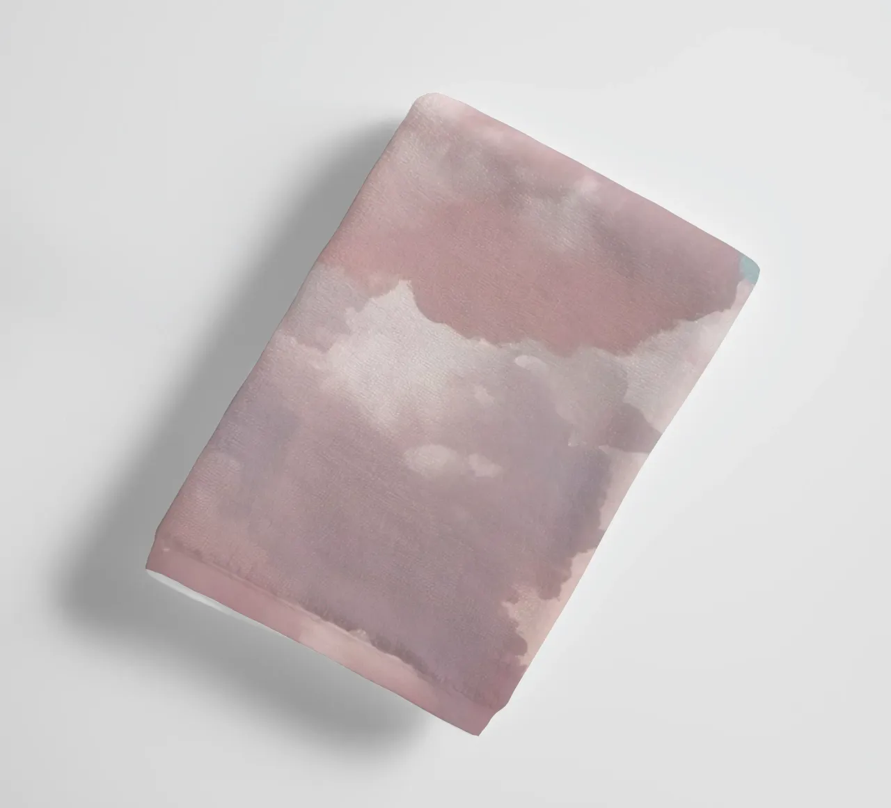 Cute Floating Village on Clouds towel by DesignDoodle