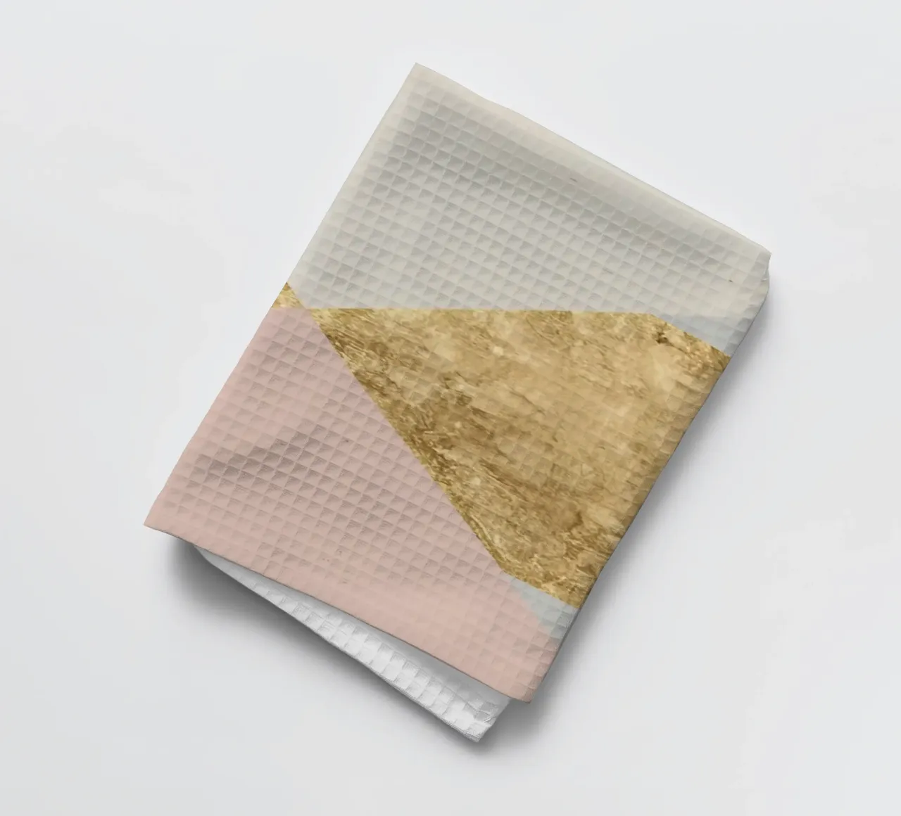 Composizione geometrica astratta con texture oro e grunge canovaccio da cucina da DesignDoodle