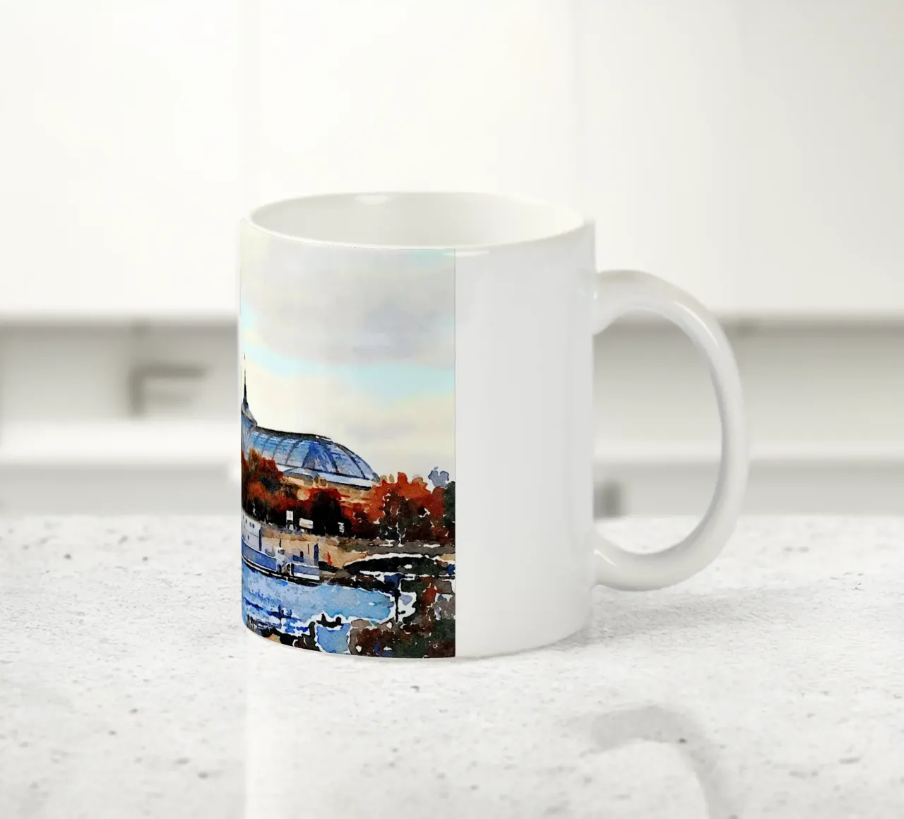 A Parigi tazza in ceramica da Massimo Frascogna