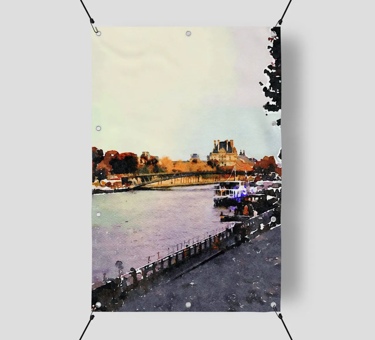 Parigi telo in pvc da Massimo Frascogna