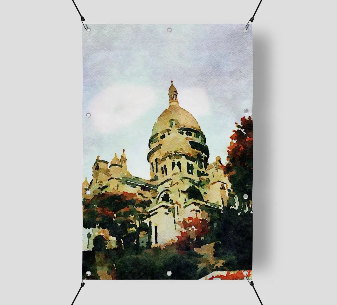 A Parigi telo in pvc da Massimo Frascogna