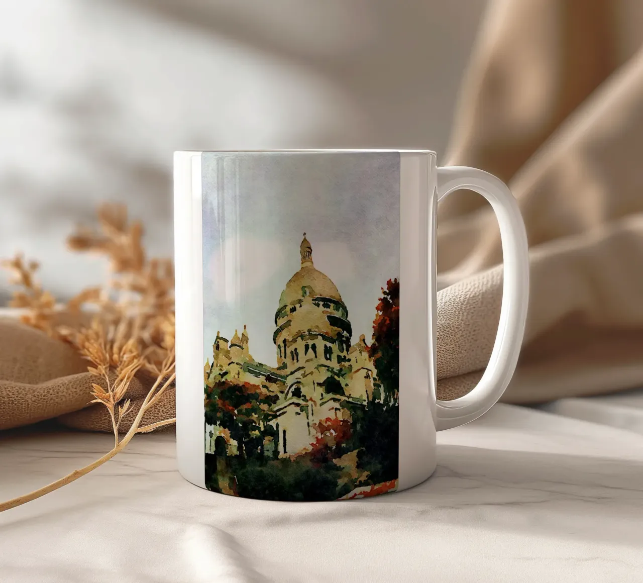 A Parigi tazza in ceramica da Massimo Frascogna