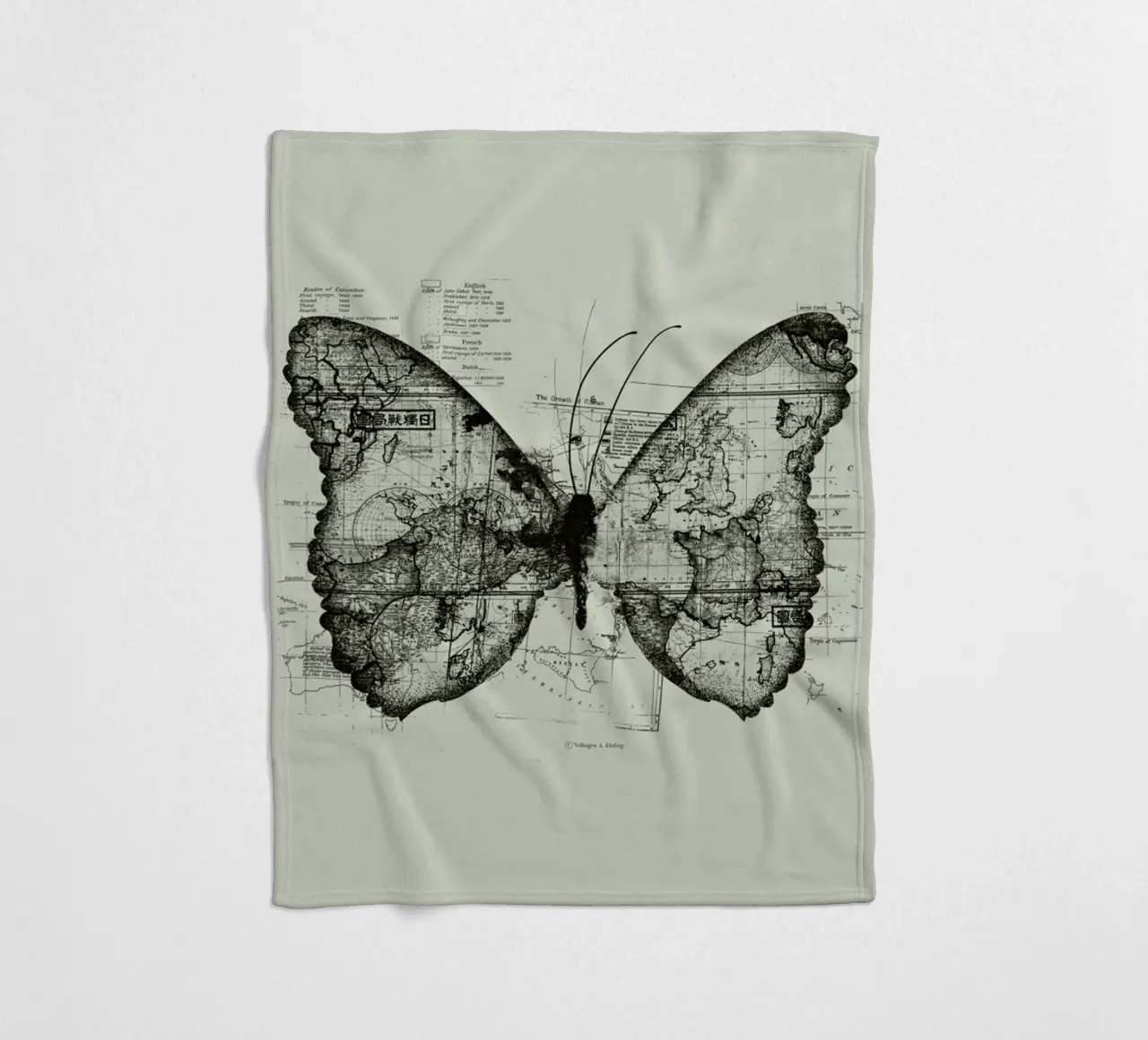 Butterfly effect coperta in pile da Tobe Fonseca