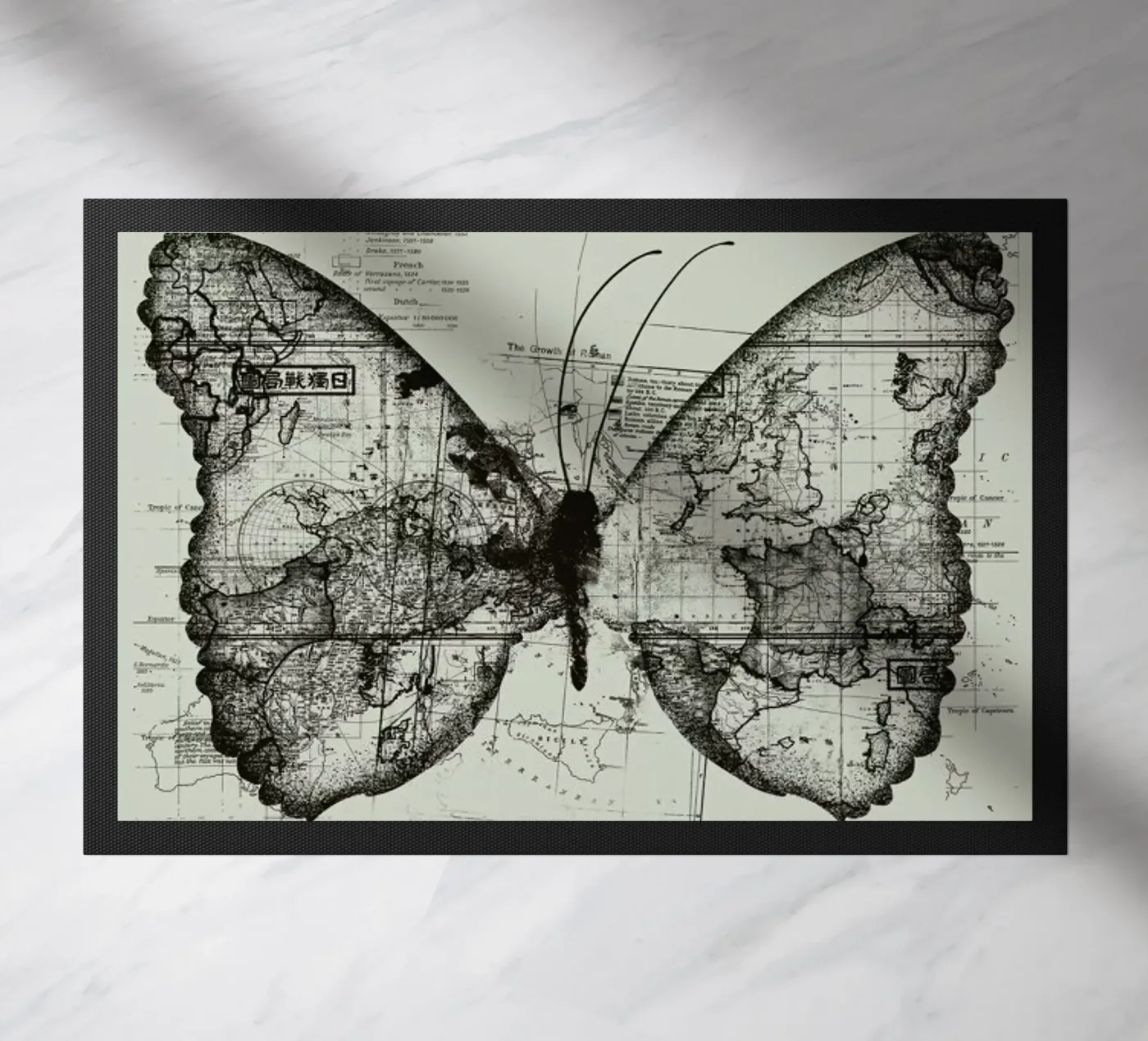 Butterfly effect Fußmatte von Tobe Fonseca