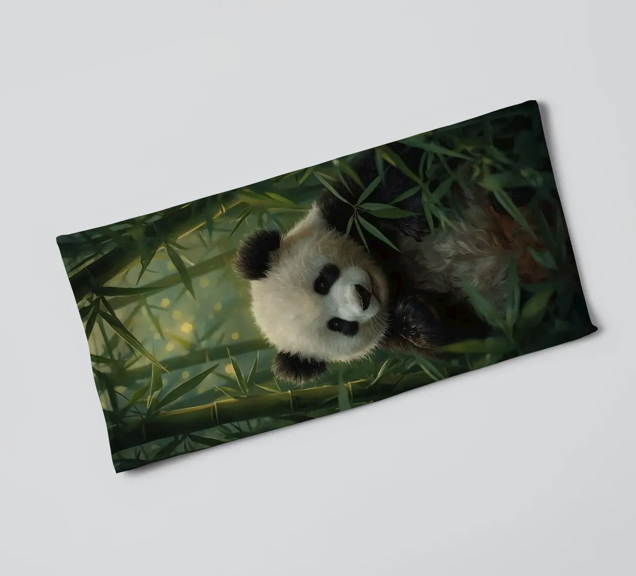 Panda géant dans une forêt de bambous serviette de bain de DesignDoodle