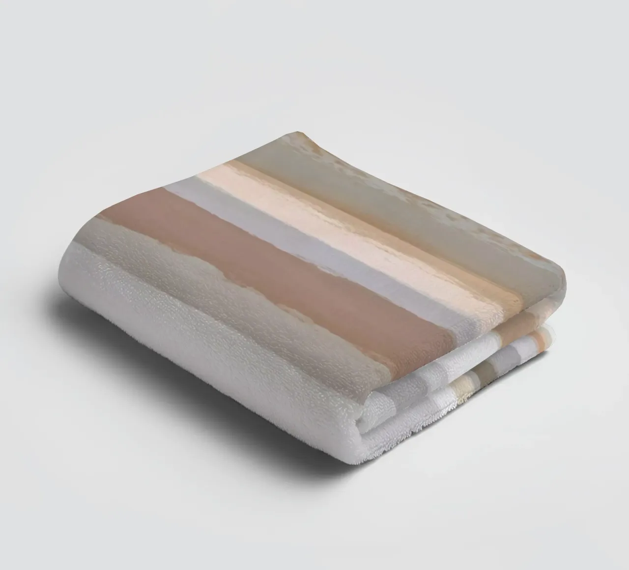 Strips 5 | Gray & Neutral Pastels asciugamano da bagno da sabidussi
