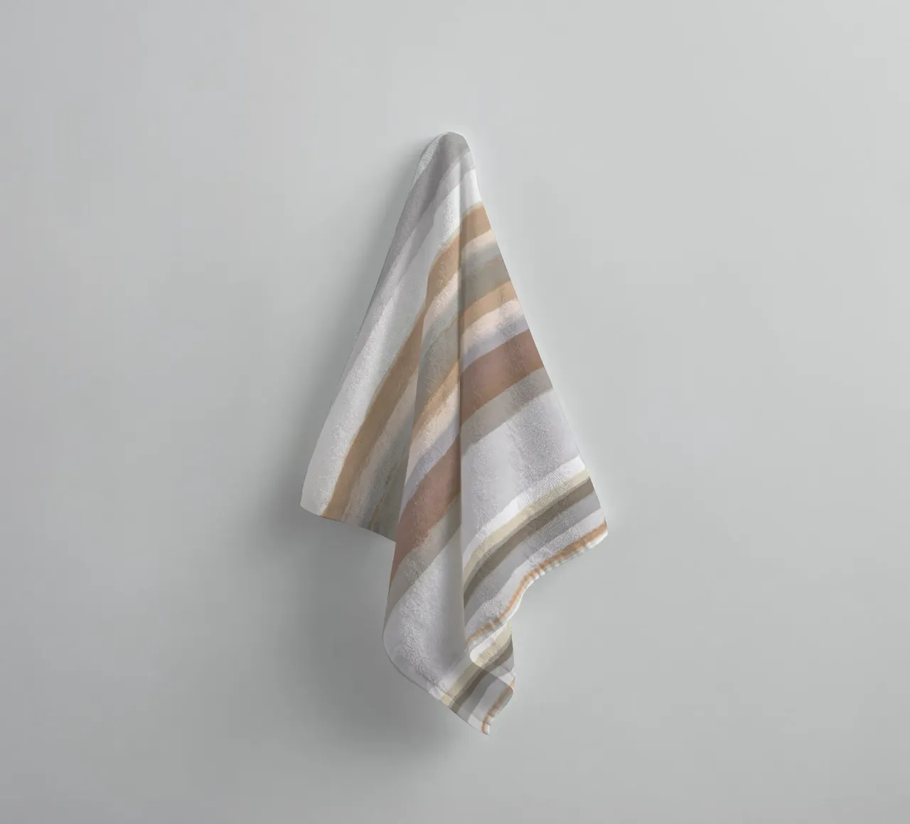 Strips 5 | Gray & Neutral Pastels asciugamano da bagno da sabidussi