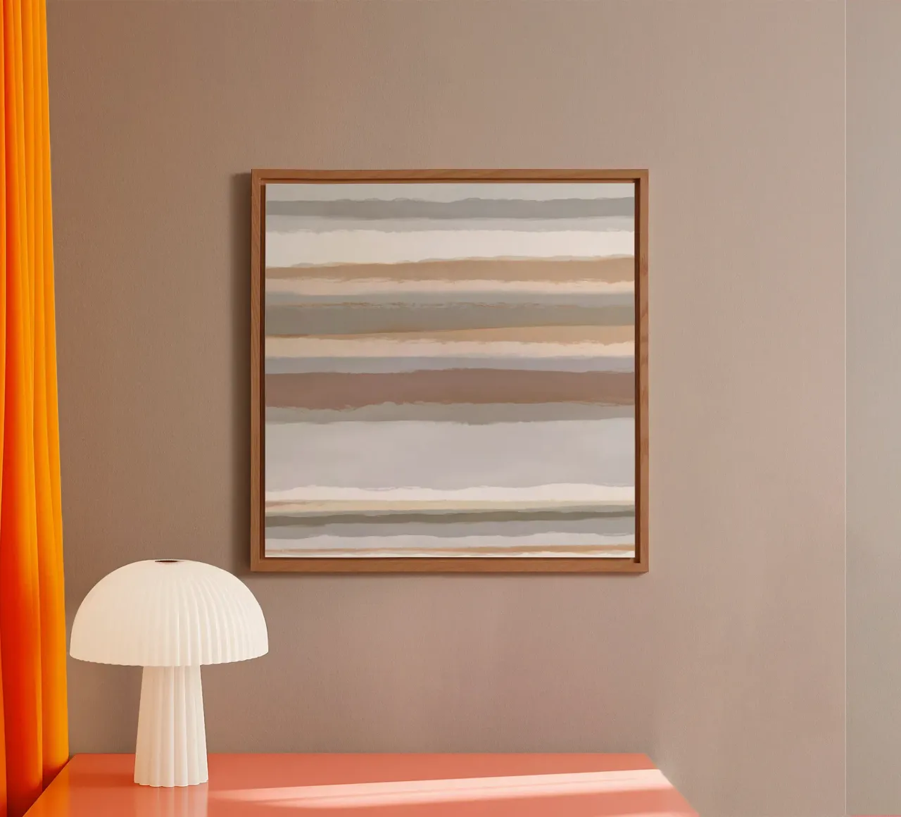 Strips 5 | Gray & Neutral Pastels alluminio dibond da sabidussi