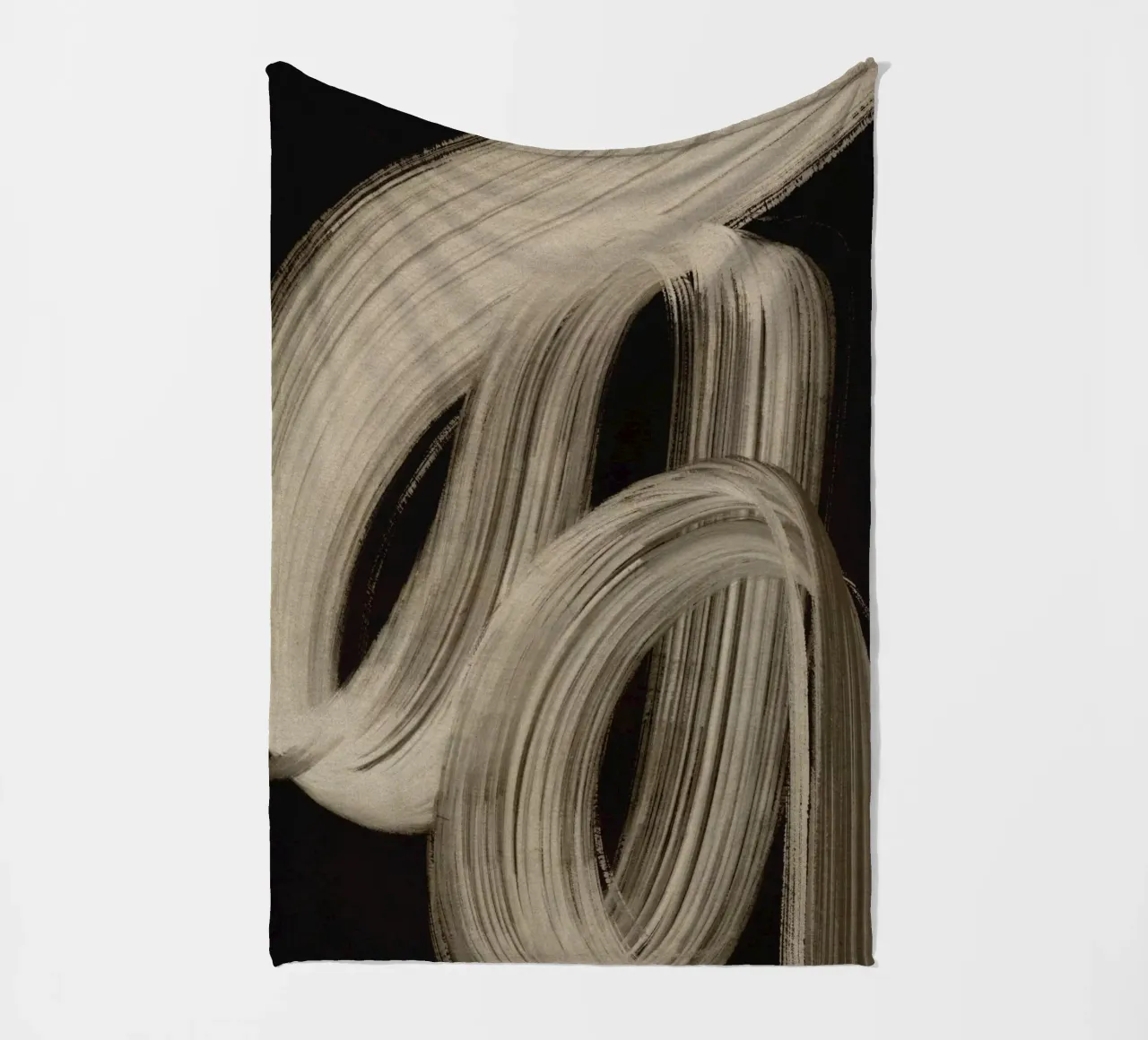 Gray Strokes No 5 coperta in pile da treechild
