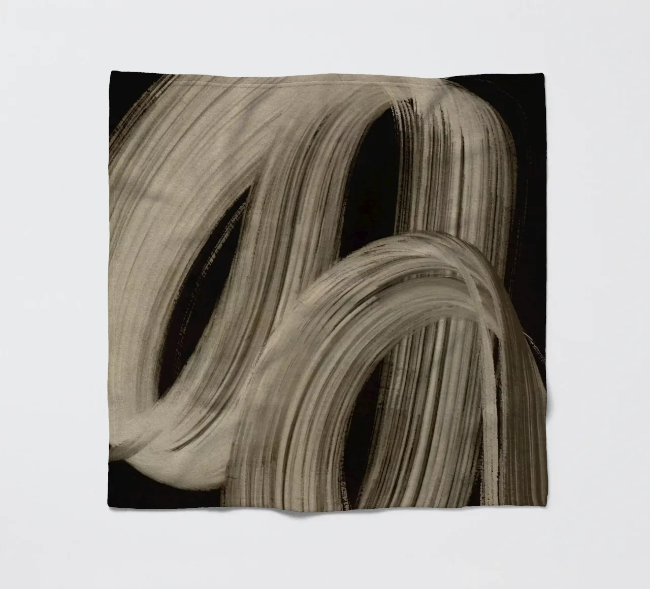 Gray Strokes No 5 coperta in pile da treechild
