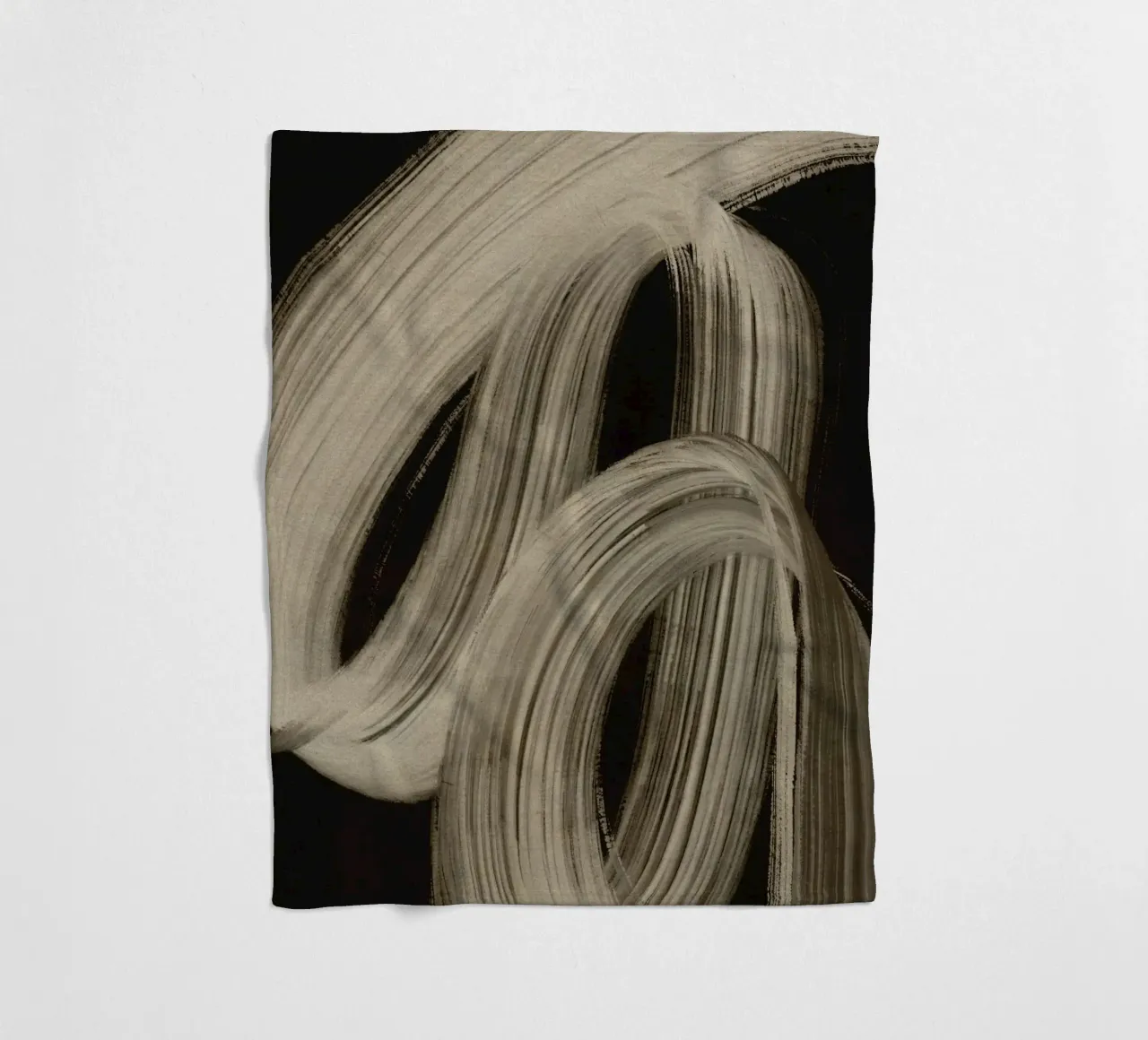 Gray Strokes No 5 coperta in pile da treechild