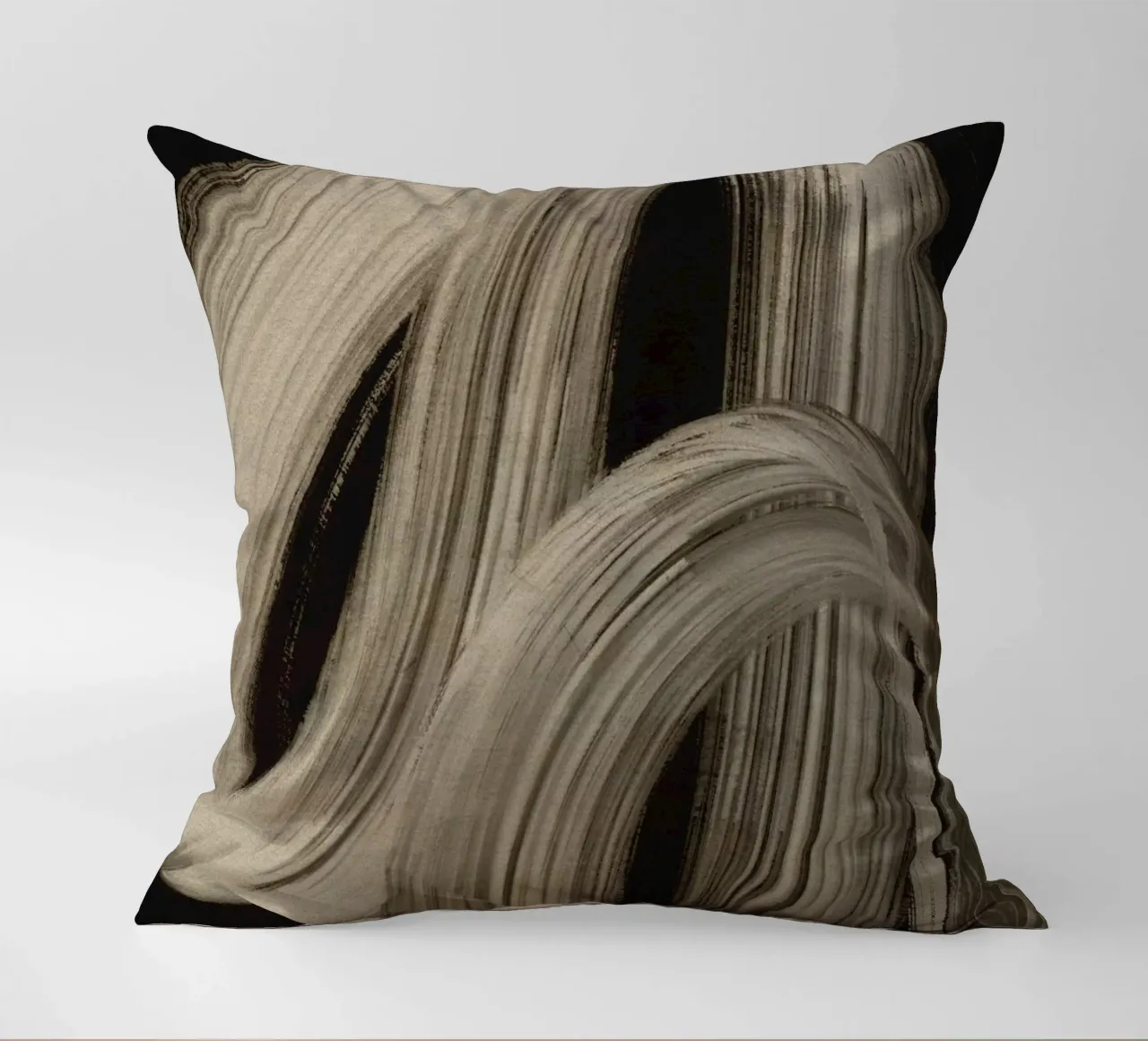 Gray Strokes No 5 cuscino da treechild