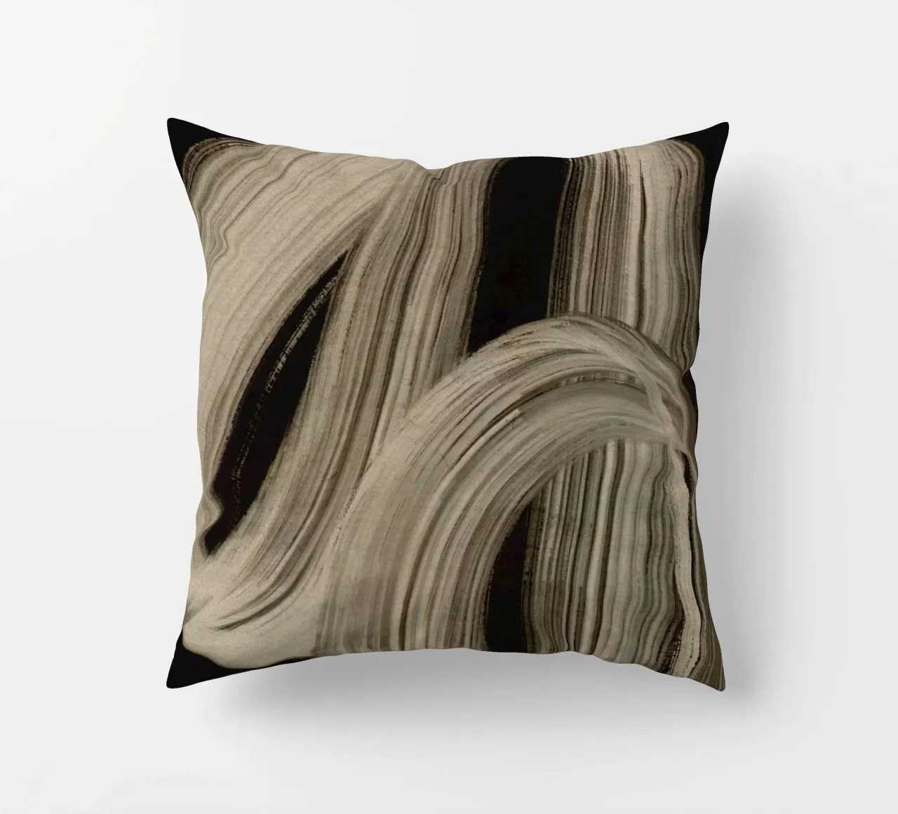 Gray Strokes No 5 cuscino da treechild