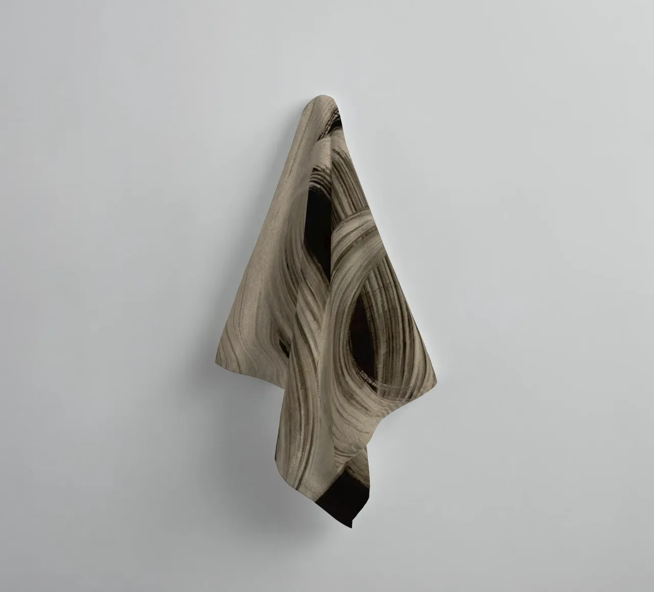 Gray Strokes No 5 towel by treechild