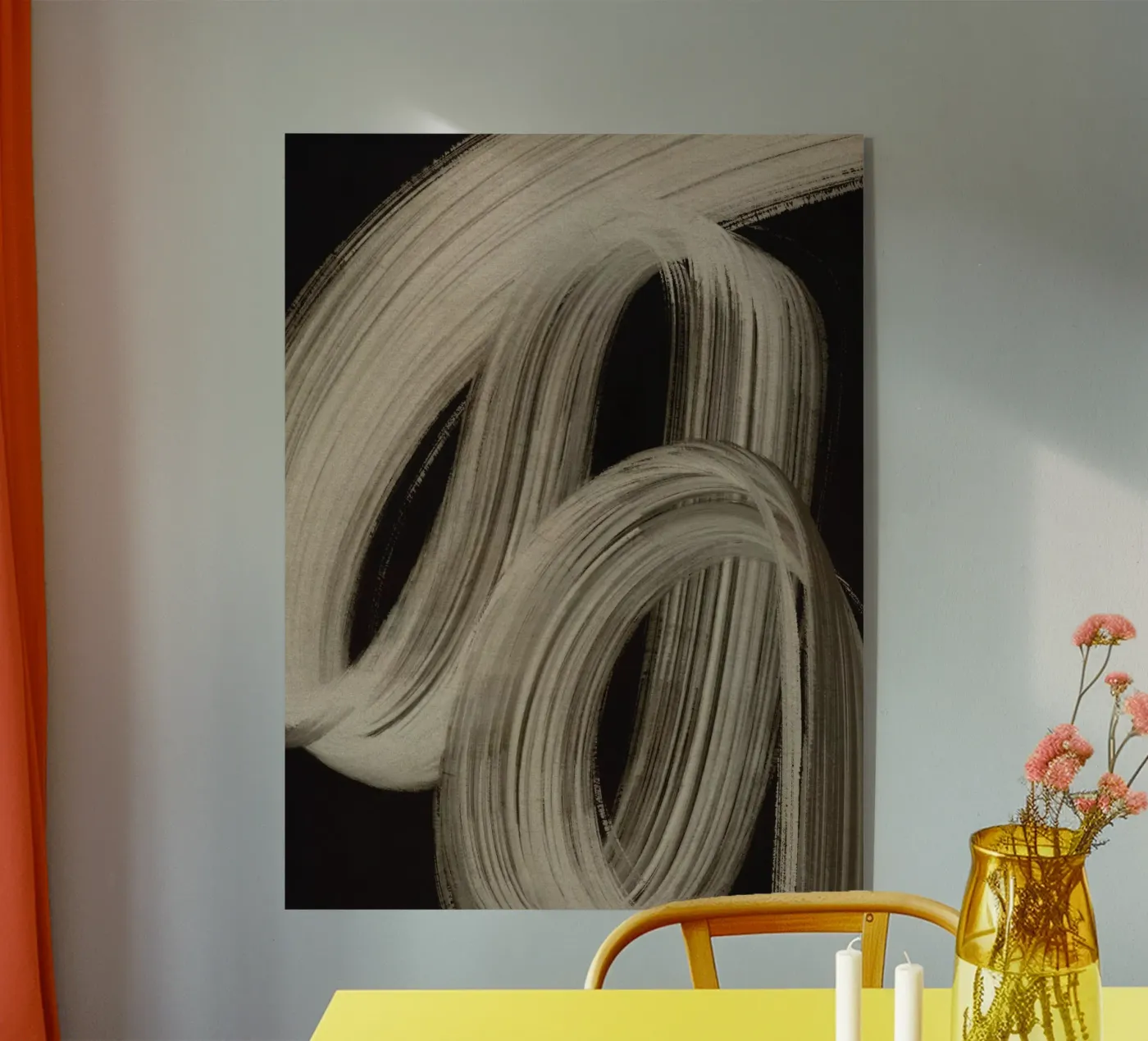 Gray Strokes No 5 plexiglass da treechild