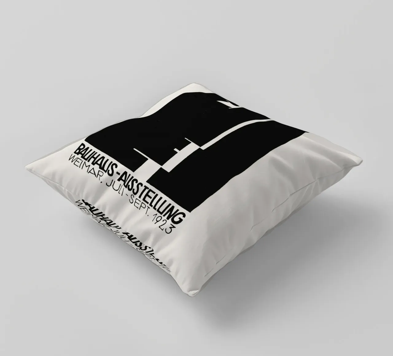 Mostra Bauhaus Weimar Poster d'epoca cuscino da Vintagrafica