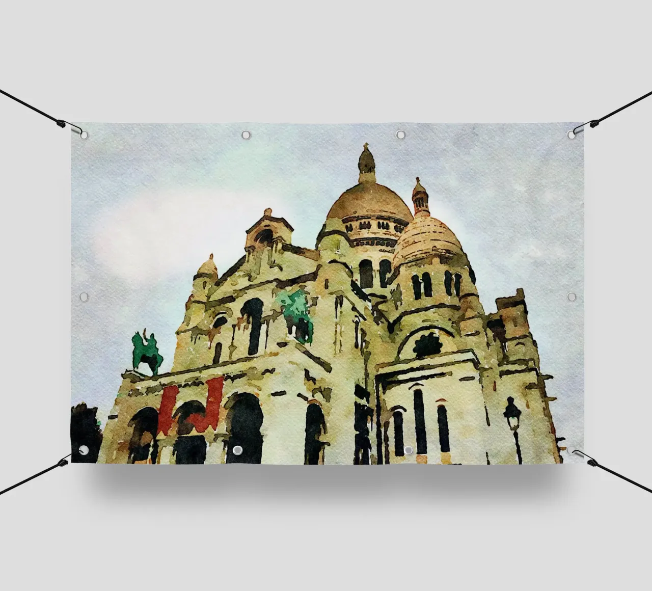 A Parigi telo in pvc da Massimo Frascogna