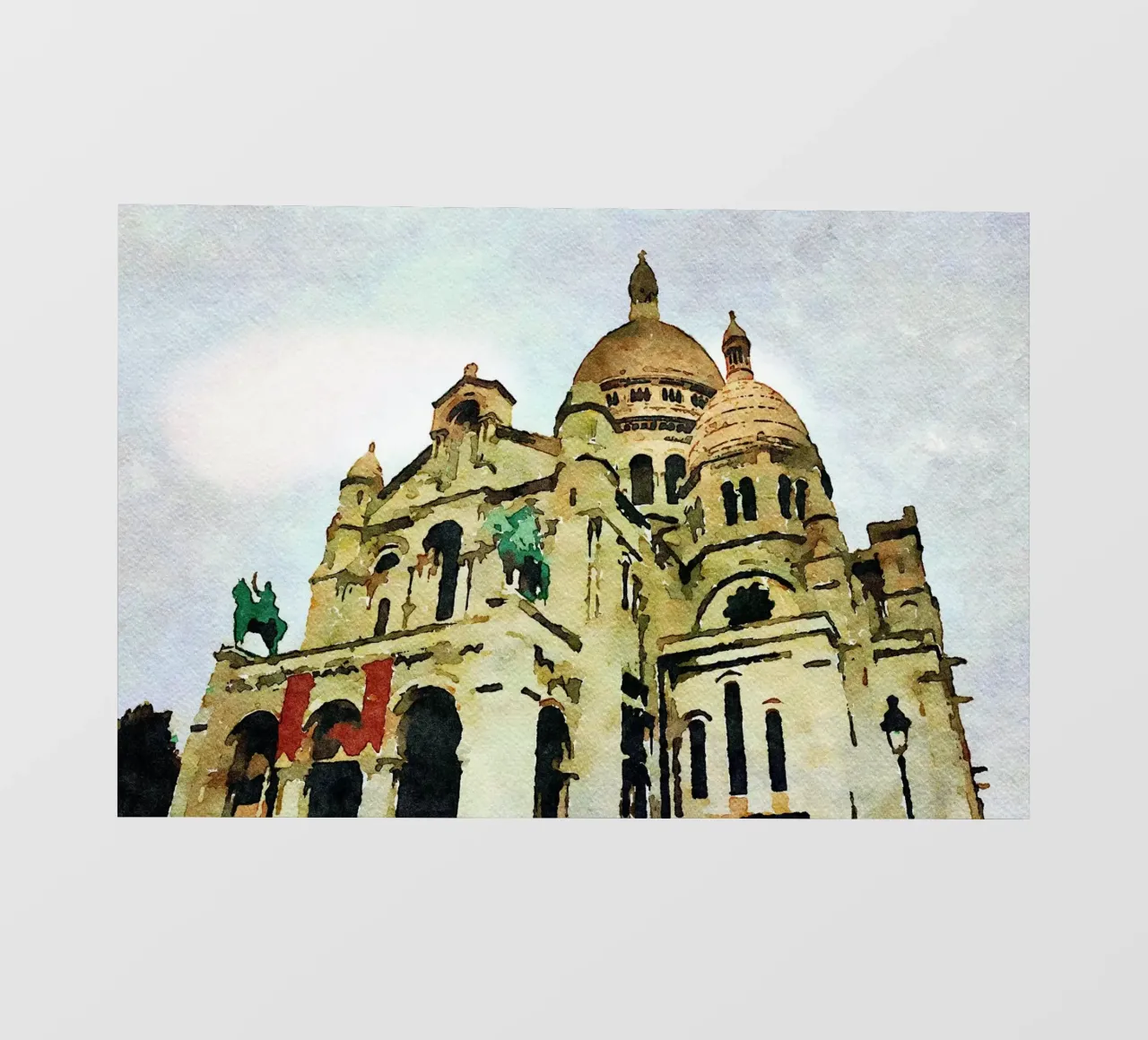 A Parigi telo in pvc da Massimo Frascogna