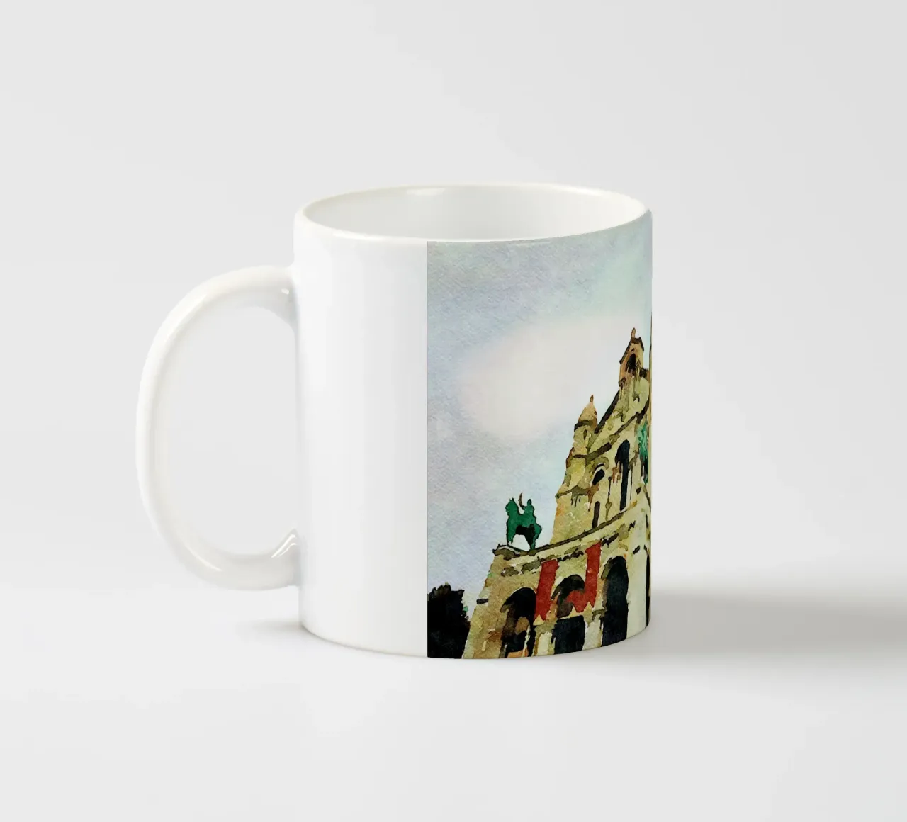 A Parigi tazza in ceramica da Massimo Frascogna