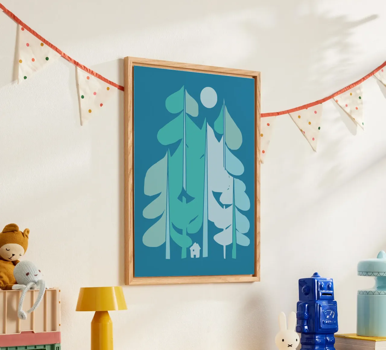 Un cottage in una foresta fredda plexiglass da Little Dean