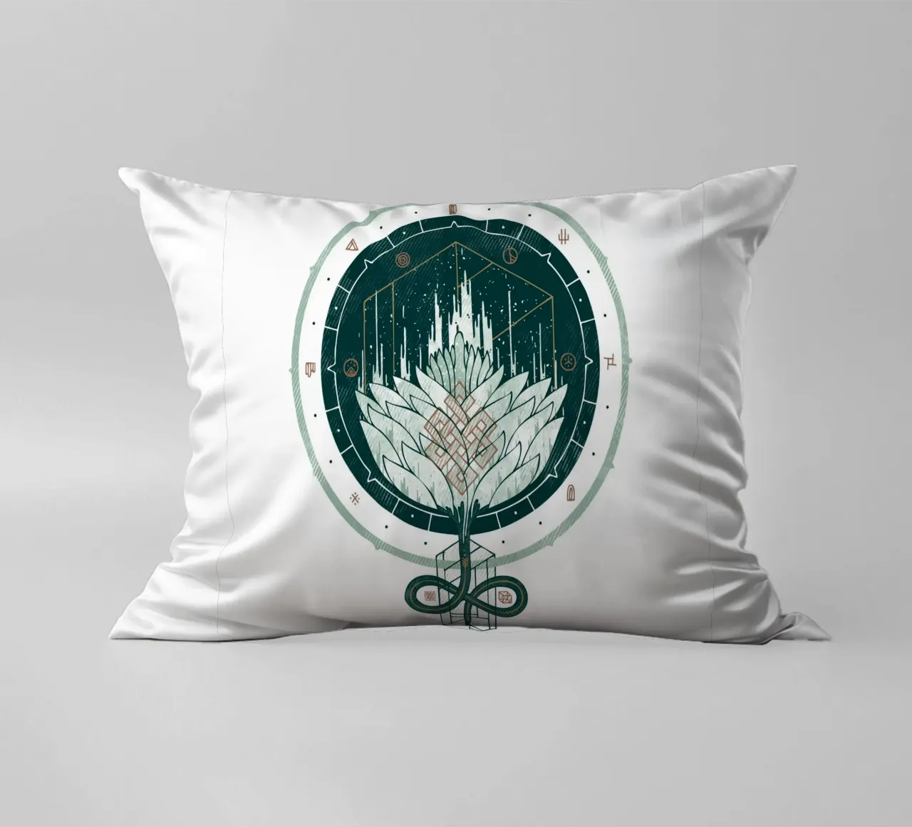 Fading Dahlia cuscino da againstbound