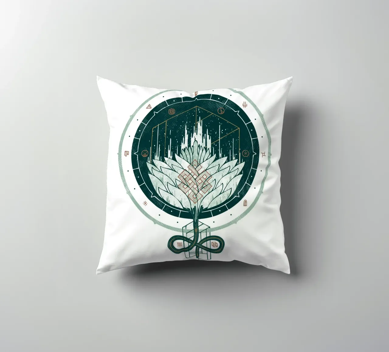 Fading Dahlia cuscino da againstbound