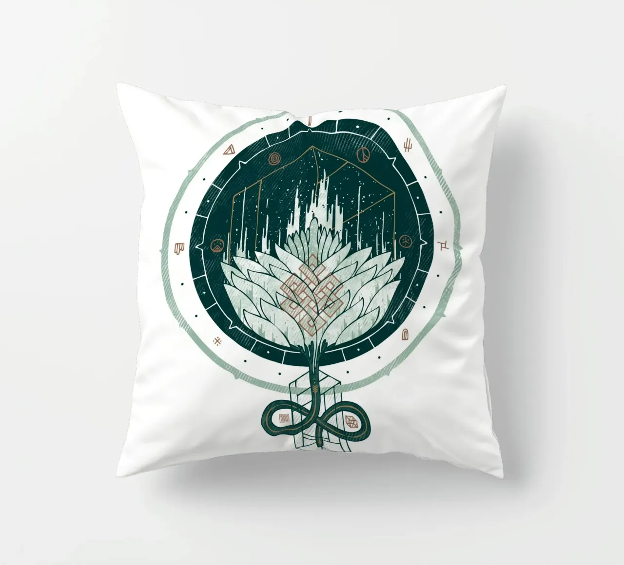 Fading Dahlia cuscino da againstbound