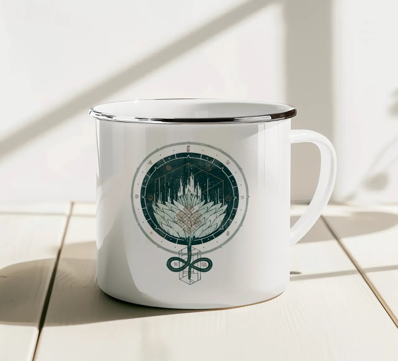 Fading Dahlia tazza in smalto da againstbound