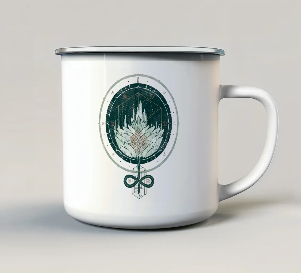 Fading Dahlia tazza in smalto da againstbound