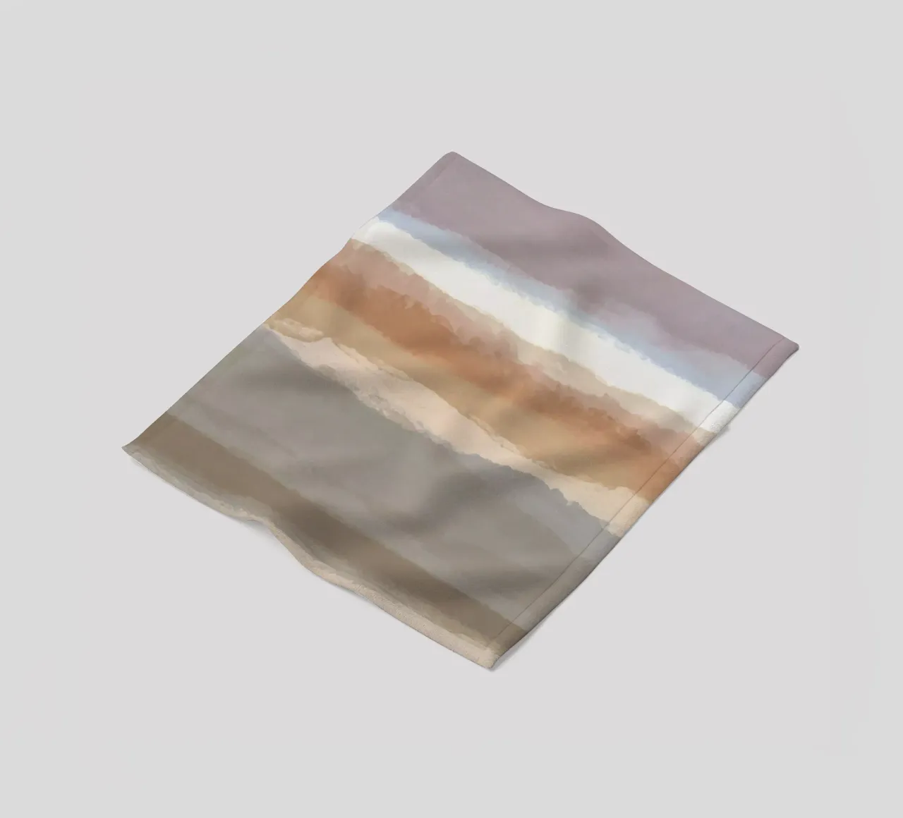 Strips 7 | Minimal Pastel Abstract coperta in pile da sabidussi