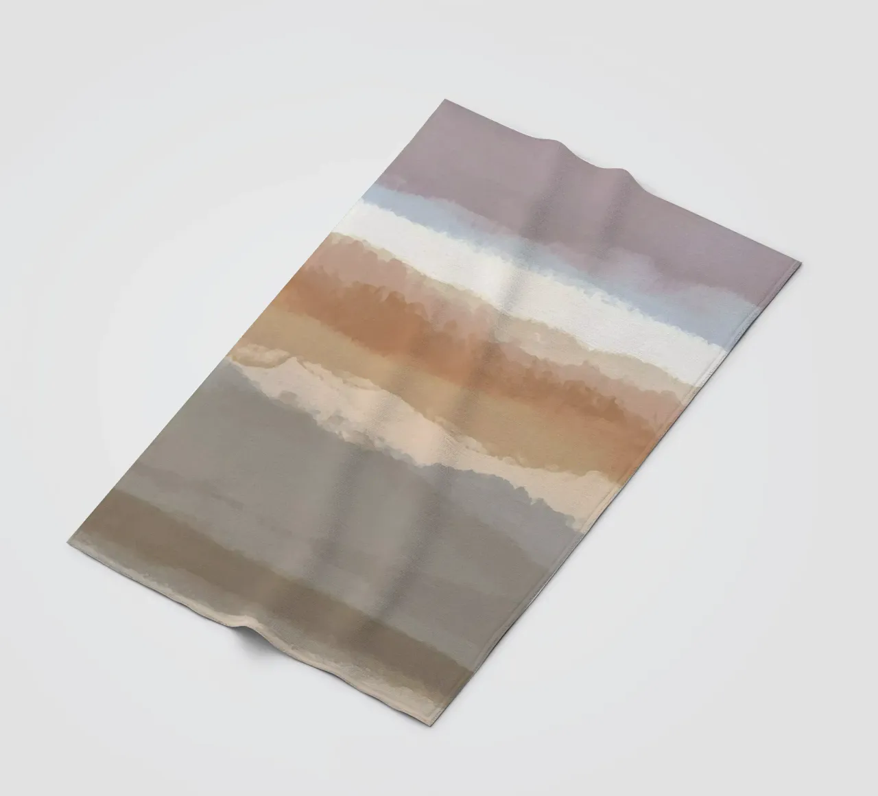 Strips 7 | Minimal Pastel Abstract coperta in pile da sabidussi