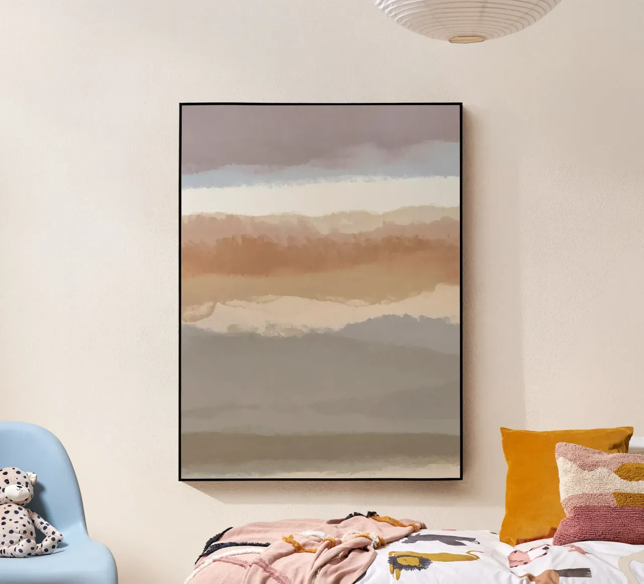 Strips 7 | Minimal Pastel Abstract plexiglass da sabidussi