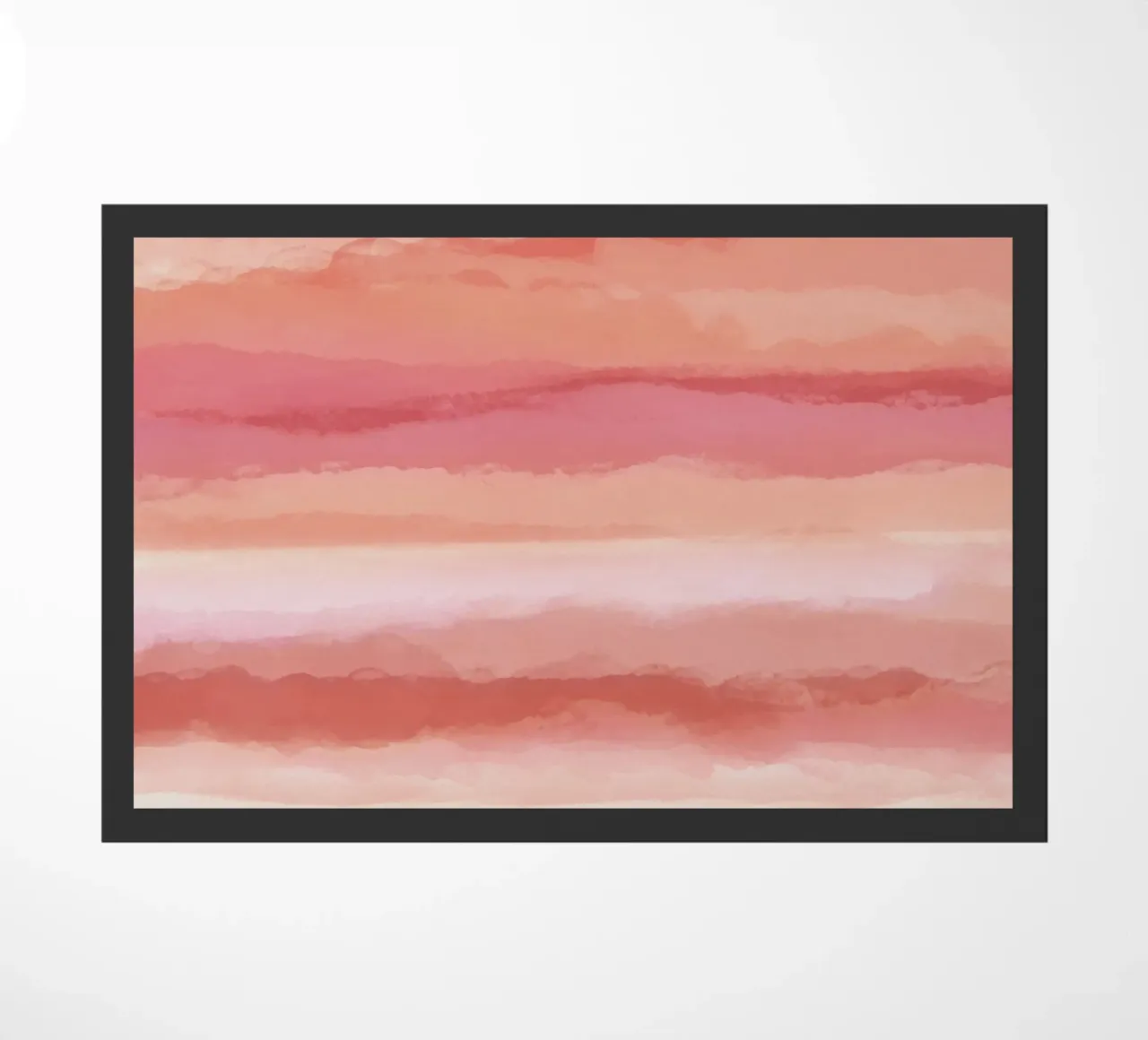 Strips 8 | Coral & Pink Minimal Pastel Abstract zerbino da sabidussi