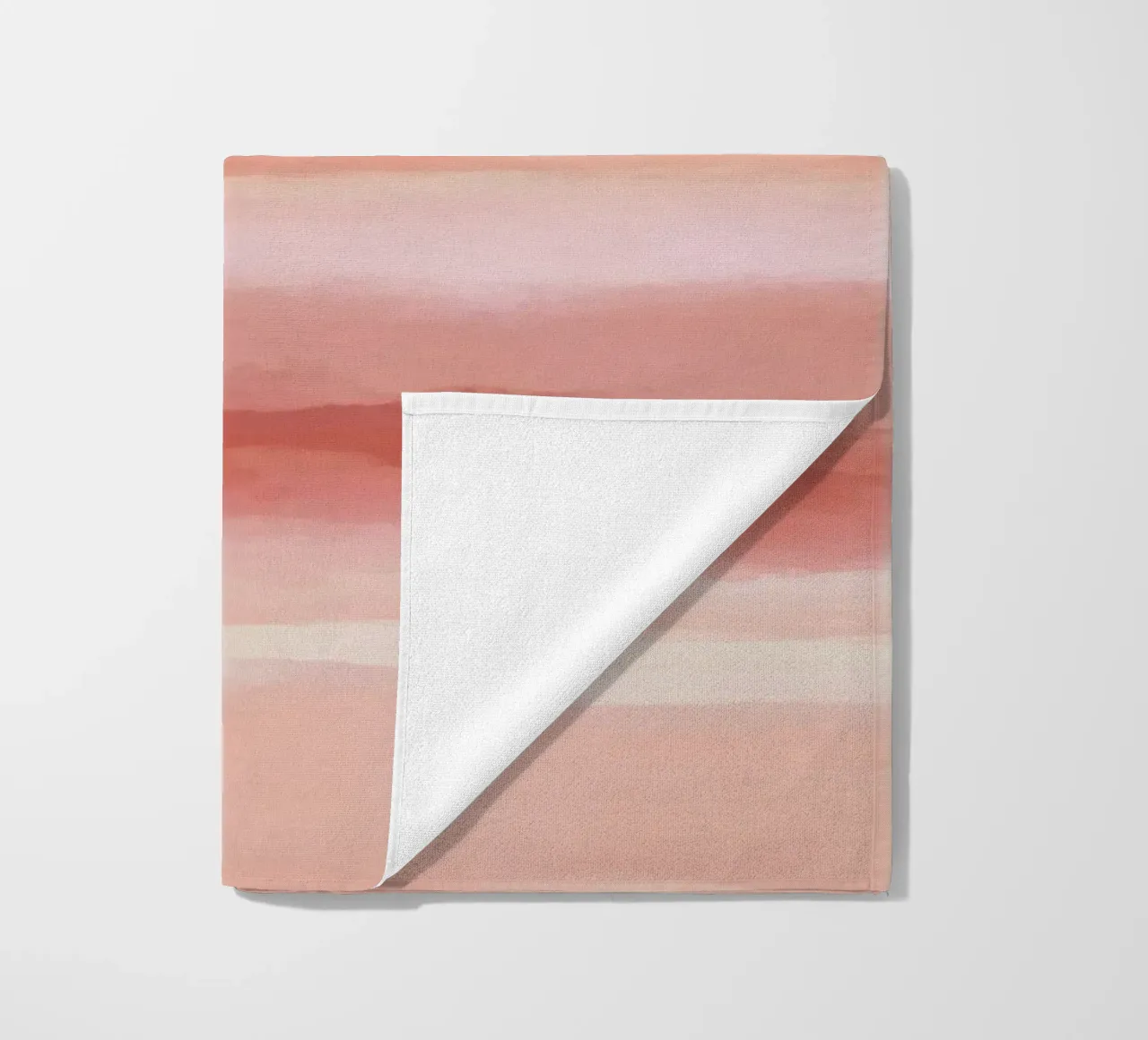 Strips 8 | Coral & Pink Minimal Pastel Abstract telo mare da sabidussi
