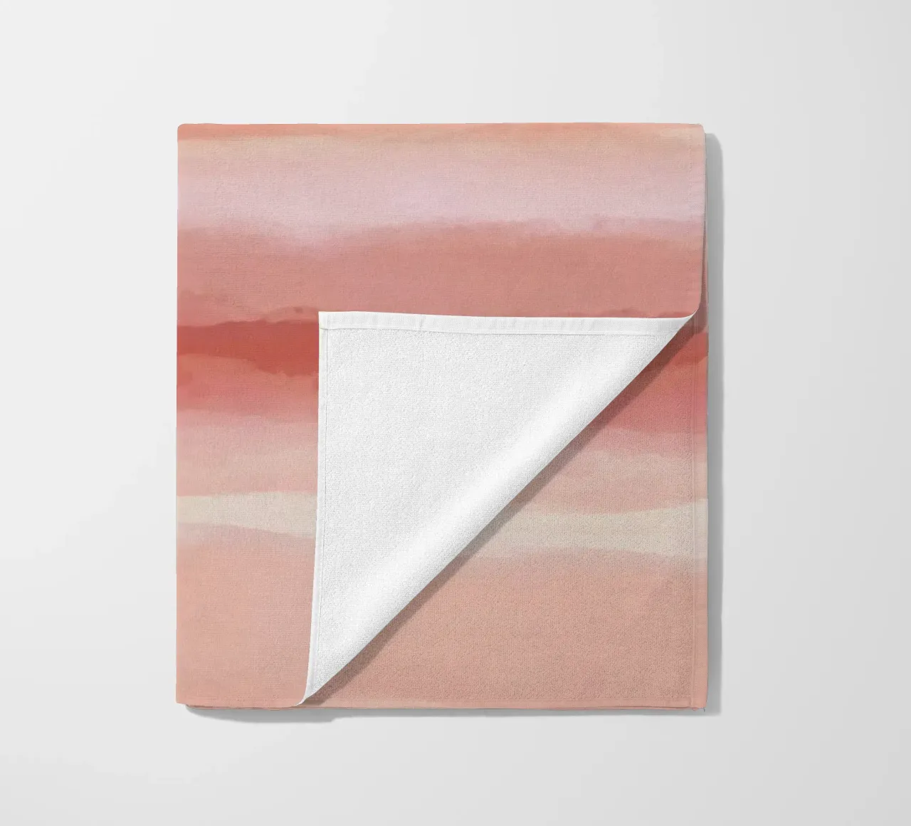 Strips 8 | Coral & Pink Minimal Pastel Abstract telo mare da sabidussi