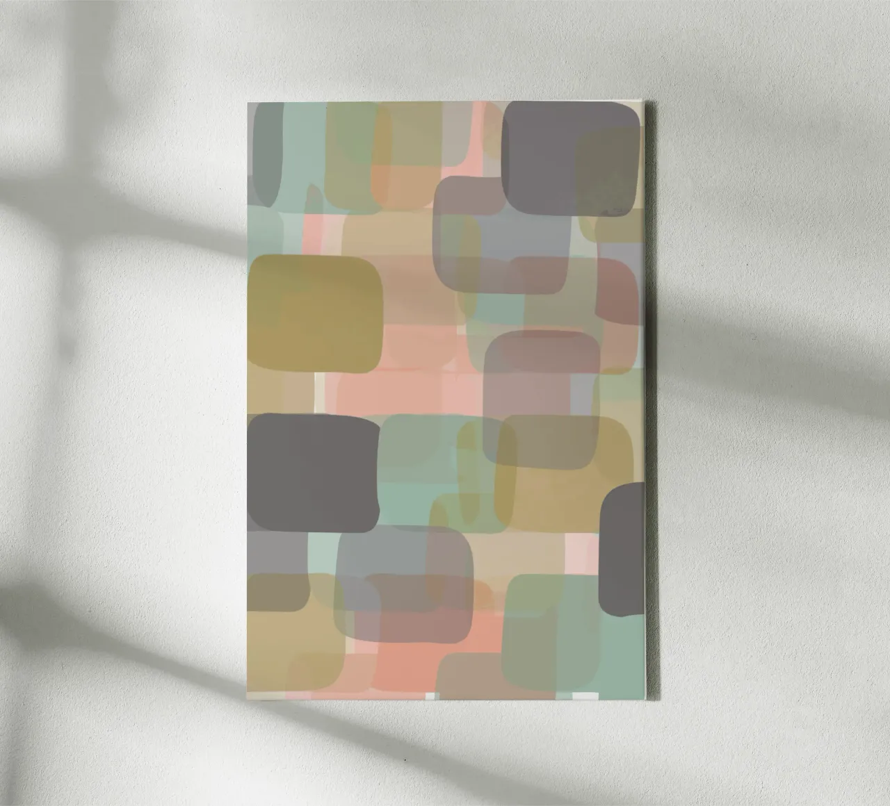 Layers of square canvas by Little Dean