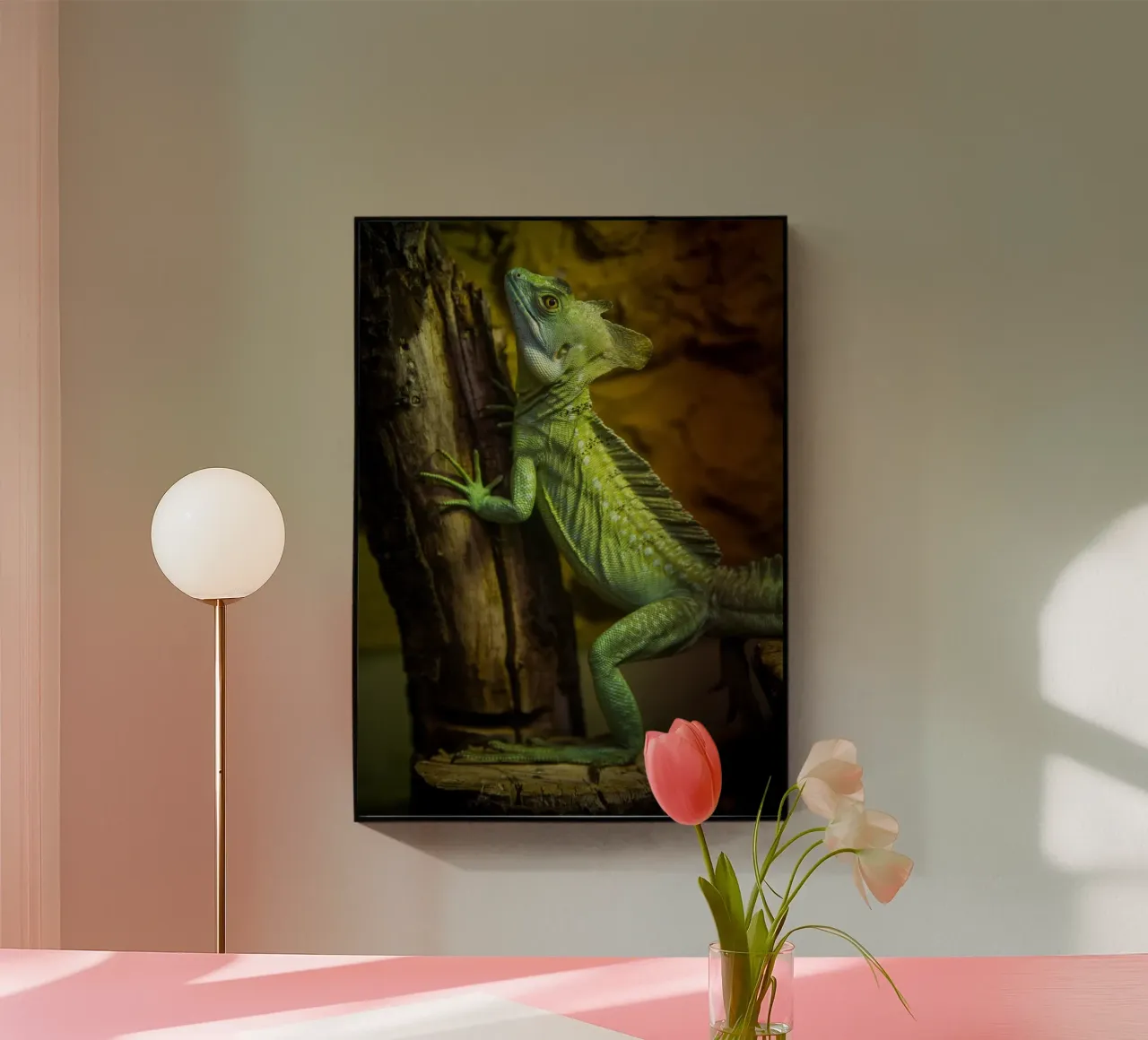 Green Lizard plexiglass da nabakumov