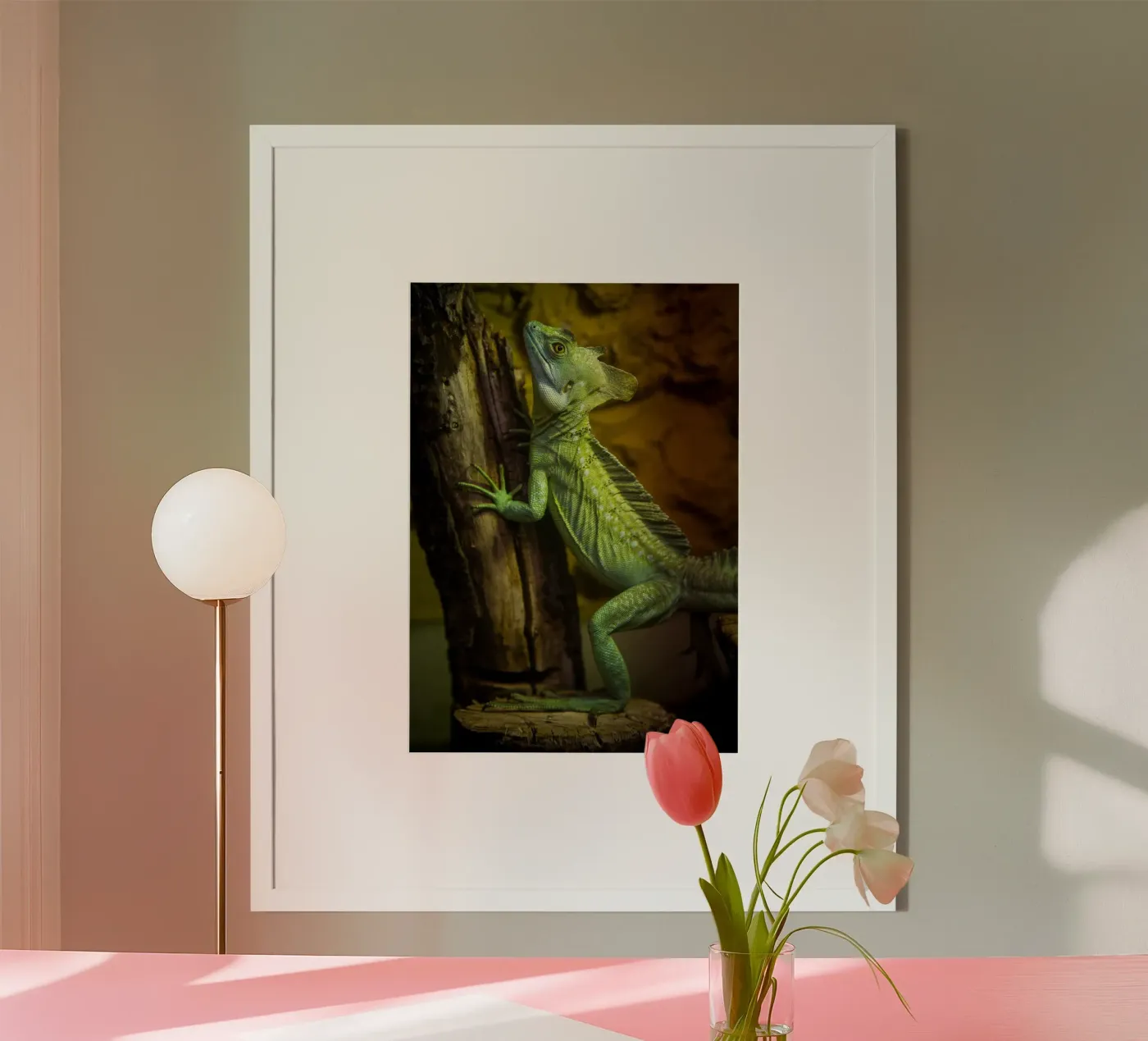 Green Lizard Poster von nabakumov