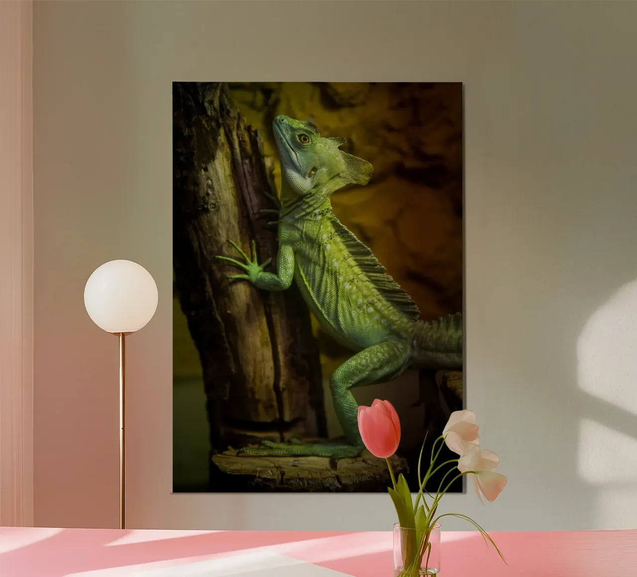 Green Lizard poster da nabakumov