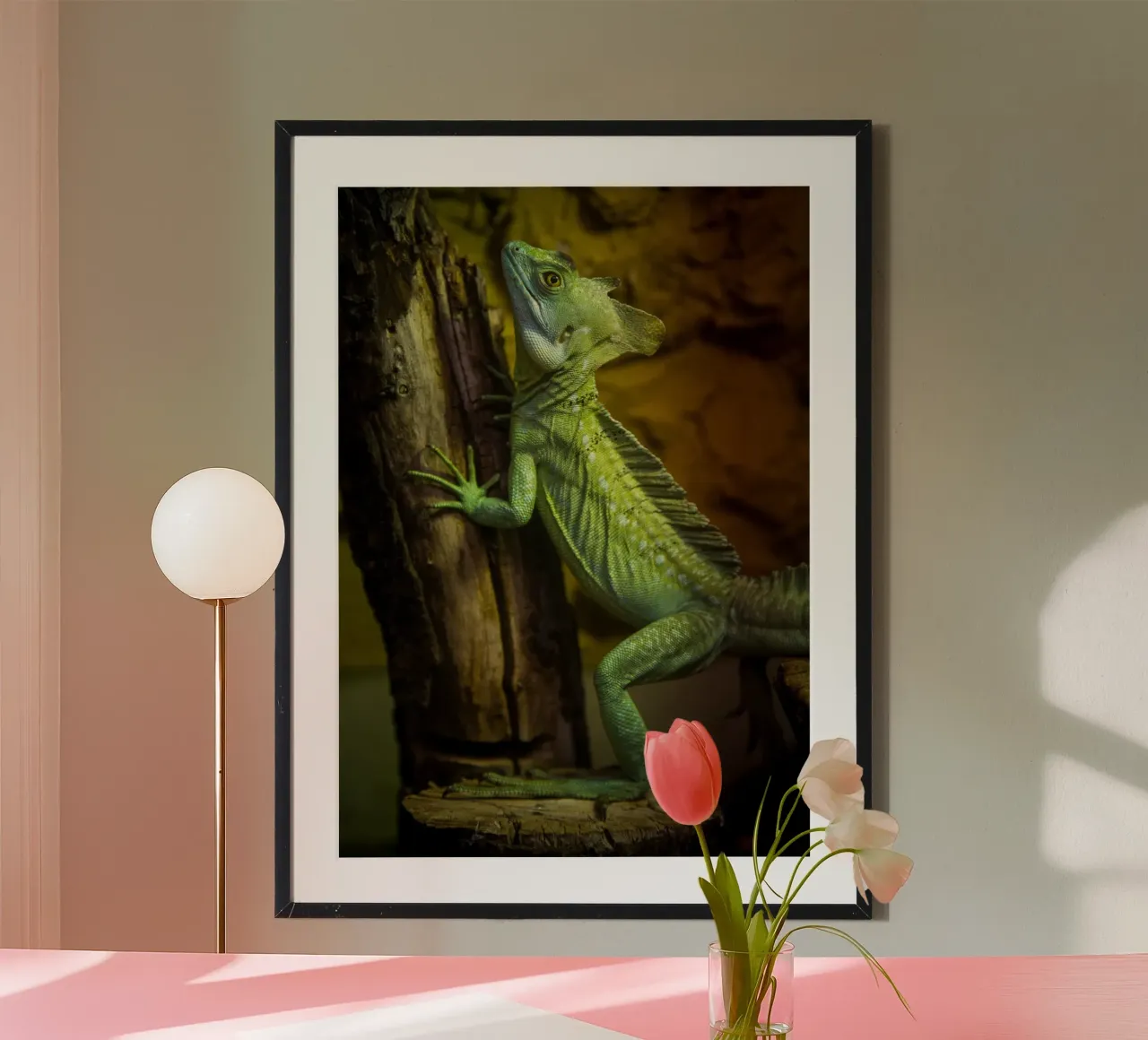Green Lizard poster da nabakumov