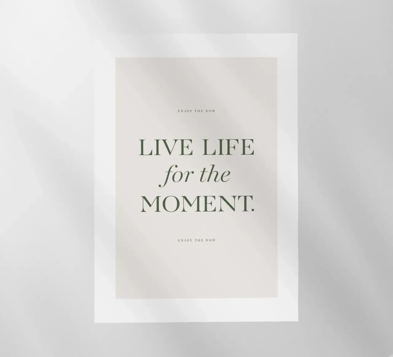 Vivere il momento pellicola backlit da Eva Rogers