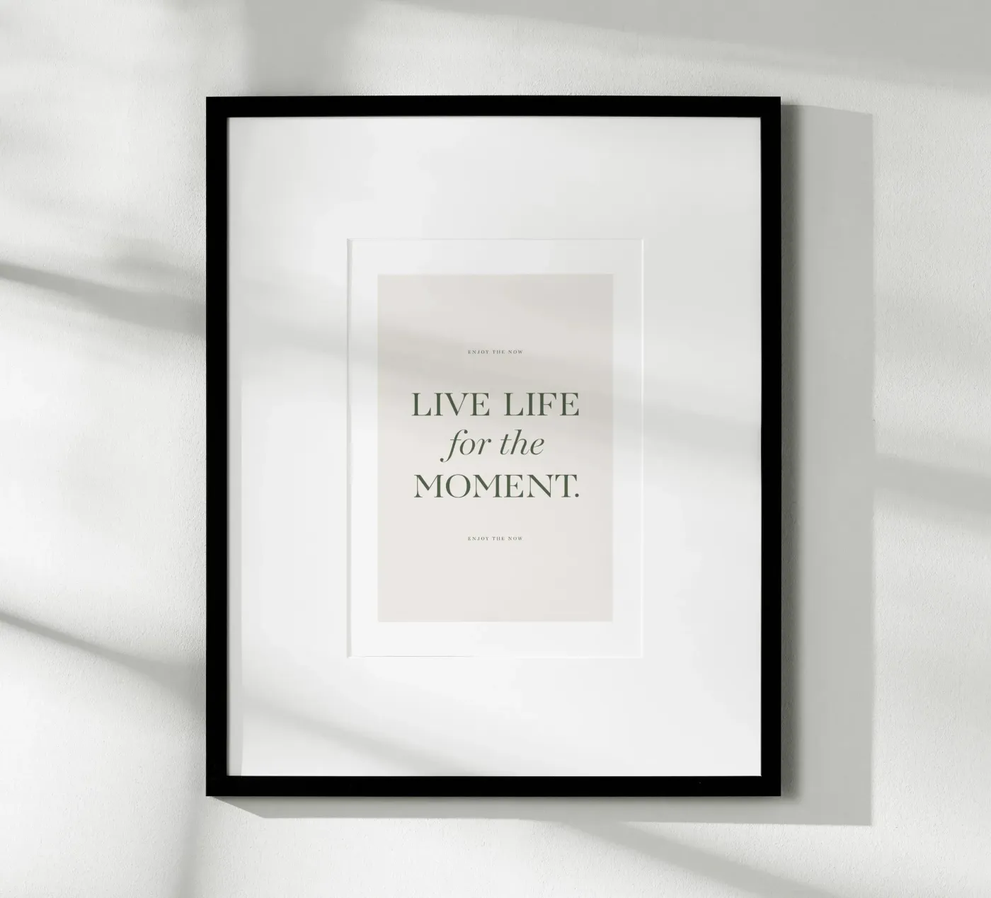 Live the Moment poster da Eva Rogers